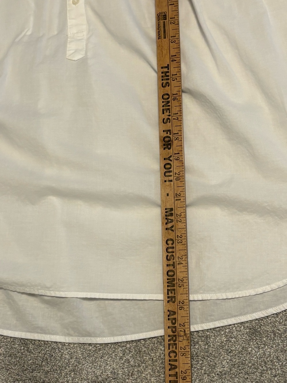 Universal Thread Women’s White Blouse Short Sleeve Button Front Cotton Top Sz L - Picture 10 of 10